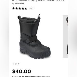 Brand new, in box, with tags Boys winter boots. Size 9